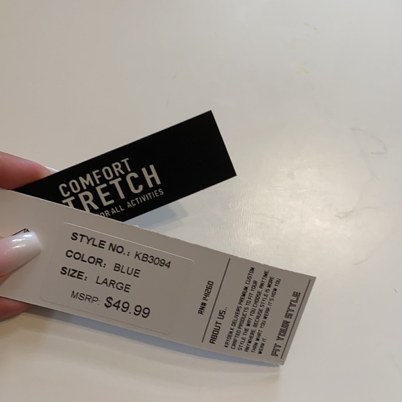 Kayden K Blue Camouflage City Drawstring Jogger L - Picture 6 of 6